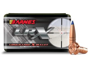 Barnes Bullets 32472   25Cal 117gr LRX Boat Tail 50 Per Box/10 Case