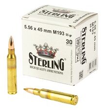STERLING 8698779967222  556X45 M193 55GR FMJ 30/50