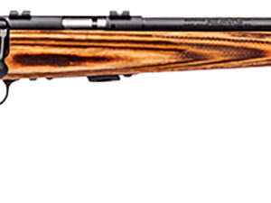 Savage Arms 25700 Mark II BV Full Size 22 LR 5+1 21" Matte Black Heavy Button Rifled Barrel, Matte Black Drilled & Tapped Carbon Steel Receiver, Satin Brown Fixed Laminate Stock, Right Hand