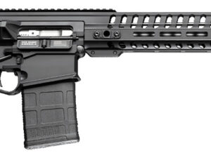 Patriot Ordnance Factory 01235 Revolution Gen4 7.62x51mm NATO 20+1 16.50" Nitride Treated Match Grade Barrel, Black Anodized Gen 4 Lower Receiver, Mission First Tactical Furniture, Ambidextrous