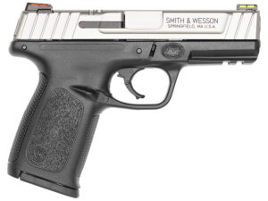 Smith & Wesson 11908 SD40 VE *CA Compliant Compact Frame 40 S&W 10+1 4" Stainless Steel Barrel, Satin Serrated Stainless Steel Slide, Matte Black Polymer Frame w/Picatinny Rail, Black Textured Grip