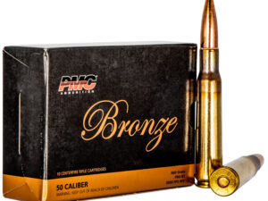 PMC 50A Bronze  50BMG 660gr Full Metal Jacket Boat Tail 10 Per Box/20 Case