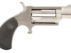 North American Arms 22MSGRCHSS Mini-Revolver Carry Combo Sports South Exclusive 22 WMR 5 Shot 1.13" Stainless Steel Barrel, Frame & Cylinder, Black Rubber Grip, Exposed Hammer, Side Carry Holster