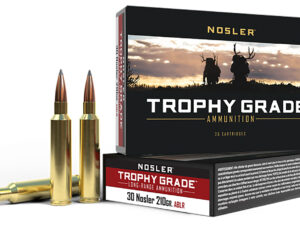 Nosler 60118 Trophy Grade Long-Range 30Nosler 210gr Nosler Spitzer AccuBond Long Range 20 Per Box/10 Case