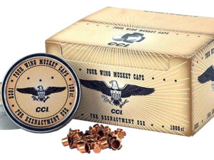 CCI 301 Four Wing Musket Caps Brass 1000 Per Box/5 Case