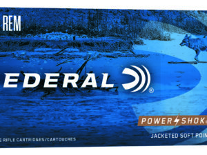 Federal 222A Power-Shok  222Rem 50gr Jacketed Soft Point 20 Per Box/10 Case