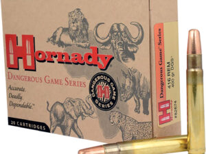 Hornady 82674 Dangerous Game  416RemMag 400gr Dangerous Game Solid 20 Per Box/6 Case