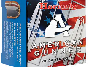 Hornady 90504 American Gunner  357Mag 125gr Hornady XTP Hollow Point 25 Per Box/10 Case