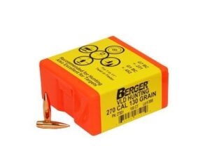 Berger Match Grade Hunting Bullets .270 cal .277" 130 gr VLD Hunter 100/ct