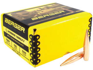 Berger Match Grade Target Bullets 7mm .284" 180 gr Hybrid Target 500/ct
