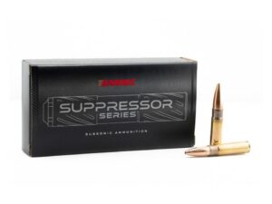 Barnes Suppressor Series Sierra MatchKing Rifle Ammunition .300 Blackout 220gr HP 1060 fps 20/ct