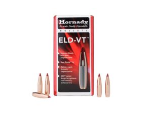 Hornady ELD-VT Rifle Bullets 22 cal .224" 62 gr 100/ct