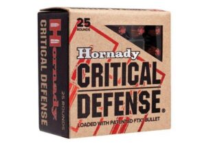 Hornady Critical Defense Handgun Ammo .38 Spl (+P) 110 gr FTX 1090 fps 25/ct