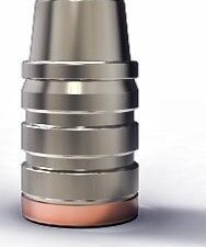 Lee Semi-Wadcutter Pistol Mould (Handles Sold Separately) - 6 Cavity .358" 158 gr