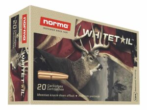 Norma WhiteTail Rifle Ammunition 6.5 Jap (6.5 X 51R ARISAKA) 156gr PSP 2067 fps 20/ct