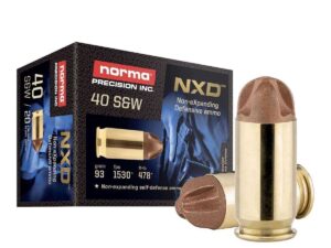 Norma NXD Handgun Ammunition .40 S&W 93gr NXD 1531 fps 20/ct