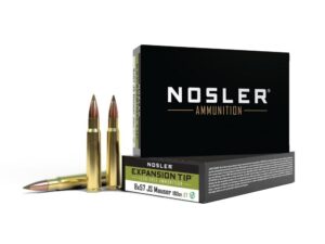 Nosler E-Tip Rifle Ammunition 8x57 JS 180gr PT 2550 fps 20/ct