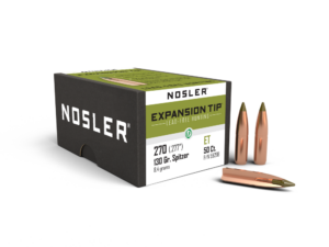 Nosler E-Tip Lead-Free Hunting Rifle Bullets .270 cal .277" 130 gr SPTZ E-TIP 50/ct