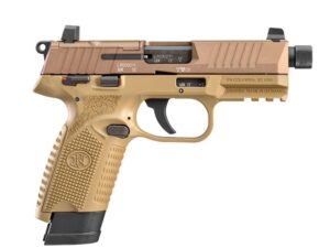 FN USA 502 Tactical Handgun .22 LR 10rd Magazines (2) 4.6" Threaded Barrel FDE