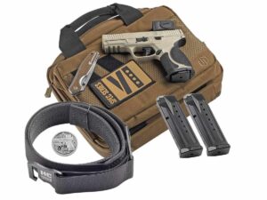 S&W M&P9 M2.0 Metal Comp Spec Series VI Bundle 9mm Luger 15rd Magazines(3) 4" Comp Barrel Champagne Cerakote