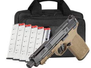 S&W M&P 5.7 Two-Tone OR FDE NTS Carry On Bundle 5.7x28 22rd Magazines(6) 5" Barrel Savior Specialist Bag