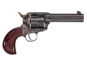Taylor & Company 1873 Cattleman Handgun .357 Mag/.38 Spl 6rd Capacity 4.75" Blued Barrel Case Hardened Frame Wood Grip