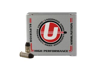 Underwood Flat Nose Black Cherry Coated Handgun Ammunition .380 ACP 100gr FN 975 fps 20/ct