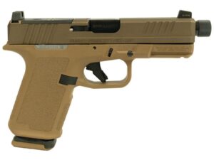 Ruger RXM Handgun 9mm Luger 15rd Magazines (2) 4.5" 1/2x28 Threaded Barrel Black Tan w/Slide Lock