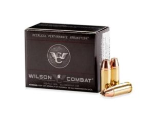 Wilson Combat .Hornady XTP Handgun Ammunition .38 Super(+P) 124gr HP 1335 fps 20/ct