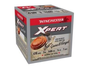 Winchester Xpert Steel Shotshells 410 ga 3" 3/8 oz 1400 fps #7 25/ct
