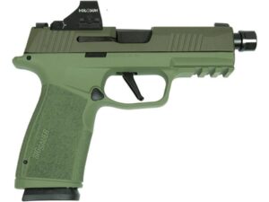 Sig Sauer P365 XMacro Handgun 9mm Luger 17rd Magazines (2) 3.7" Barrel Two Tone Green TB with Optic