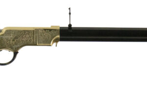 Taylors & Company 550296 1860 Brass Engraved 44-40 Win 13+1 24.25" Blued Octagon Barrel, Brass Engraved/ Brass Receiver, Walnut/ Synthetic Stock, Right Hand