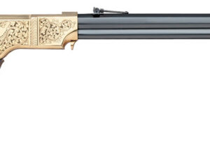 Taylors & Company 550295 1860 Brass Engraved 45 Colt (LC) 13+1 24.25" Blued Octagon Barrel, Brass Engraved/ Brass Receiver, Walnut/ Wood Stock, Right Hand