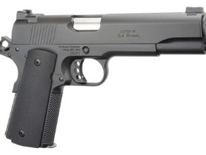 Ed Brown SF18G4 Special Forces Gen4 45 ACP 7+1 5" Stainless Steel Barrel, Stealth Gray Serrated Carbon Steel Slide, Stealth Gray Stainless Steel Frame w/Beavertail, Black VZ Grip, Right Hand