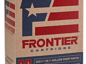 Frontier Cartridge FR1415 Military Grade Centerfire Rifle 223Rem 55gr Hollow Point Match 150 Per Box/8 Case
