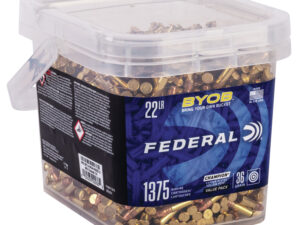 Federal 750BKT1375 Champion Training BYOB 22LR 36gr Copper Plated Hollow Point 1375/Box