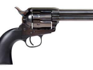 Taylors & Company 555161 Devil Anse  45 Colt (LC) Caliber with 4.75" Blued Finish Barrel, 6rd Capacity Blued Finish Cylinder, Color Case Hardened Finish Steel Frame & Matte Black Wood Grip