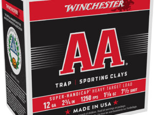 Winchester Ammo AAHA127 AA Super Handicap Heavy Target 12Gauge 2.75" 1 1/8oz 7.5Shot 25 Per Box/10 Case