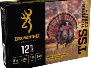 Browning Ammo B193921240 TSS Tungsten Turkey 12Gauge 3.50" 2 1/4oz Tungsten 7/9Shot 5 Per Box/10 Case