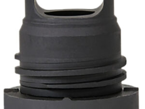 Yankee Hill 3102-1MB-28A Mini Phantom Q.D. Muzzle Brake Black Melonite Steel with 1/2"-28 tpi Threads & 1.60" OAL for 5.56x45mm NATO AR-Platform