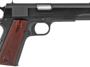 Colt Mfg O1911C38 1911 Government 38 Super 9+1 5" Blued National Match Barrel, Serrated Steel Slide & Frame w/Beavertail, Black Cherry Checkered G10 Grip