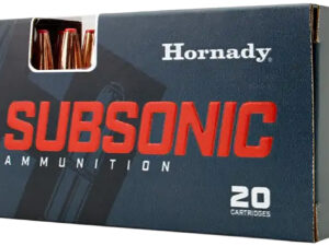 Hornady 82742 Subsonic Rifle 45-70Gov 410gr Sub X 20 Per Box/10 Case