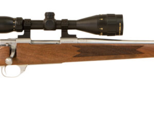 Howa HWH308TS M1500 Standard Hunter 308 Win 5+1 22" Stainless Steel Threaded Barrel, Stainless Steel Receiver, Fixed Walnut Stock, *Scope Not Included*