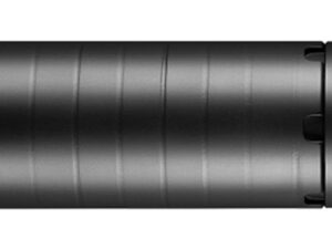 Dead Air WOLFMAN Wolfman Modular 9mm Luger 1.61" Black Cerakote 17-4 Stainless Steel 1/2"-28 tpi