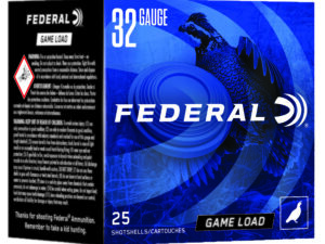 Federal N1328 Game-Shok Heavy Field 32Gauge 2.50" 1/2oz 8Shot 25 Per Box/10 Case