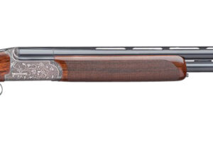 Rizzini USA 670112 Venus Ladies Sporter Compact 12 Gauge Break Open 2.75" 2rd 30" Gloss Blued Vent Rib Barrel, Coin Anodized Silver Engraved Steel Receiver, Fixed w/Pistol Grip Turkish Walnut  Stock