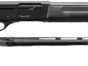 Akkar 111225 Churchill 220 Combo 20 Gauge with 18.50" or 26" Barrel, 3" Chamber, 5+1 Capacity, Blued Metal Finish & Black Synthetic Right Hand (Full Size)