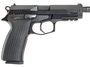 Bersa TPR9MX TPRX  Full Size Frame 9mm Luger 17+1, 4.25" Black Steel Threaded Barrel, Matte Black Serrated Steel Slide & Aluminum Frame w/Picatinny Rail, Ambidextrous