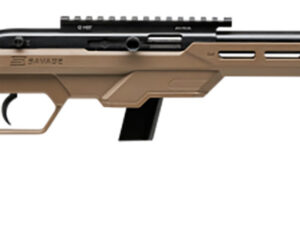 Savage Arms 45124 64 Precision 22 LR Caliber with 10+1 Capacity, 16.50" Threaded Barrel, Matte Black Metal Finish & Chassis Flat Dark Earth Synthetic Stock Right Hand (Full Size)