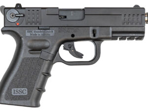 ISSC 111010 M22 Gen 2 22 LR 10+1 4.10" Threaded Barrel, Front & Rear Serrated Steel Slide, Polymer Frame w/Picatinny Accessory Rail, Black Textured Polymer Grip